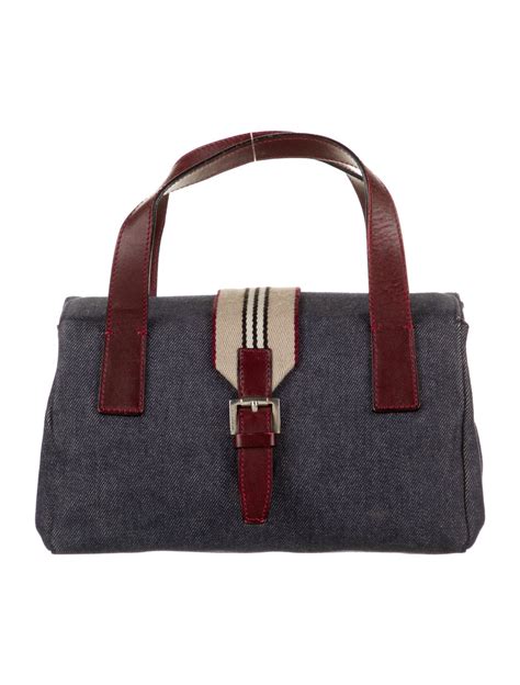 burberry denim handbag